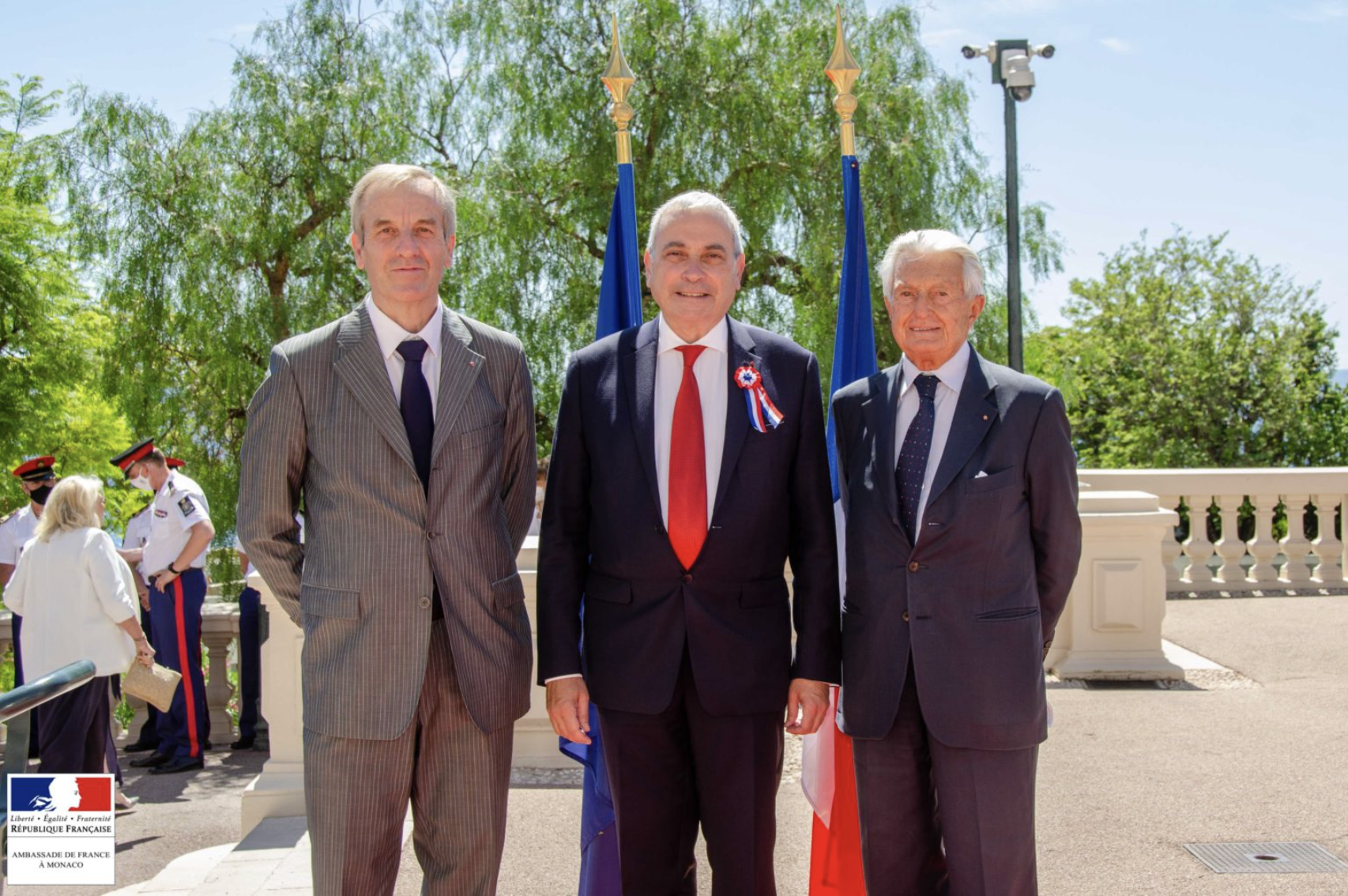 July 14th 2021, H.E. Ambassador Umberto Di Capua was invited to attend Fête nationale de la République française.