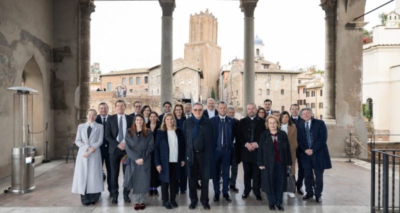 Rencontre à Rome avec une délégation du Conseil National de la Principauté de Monaco