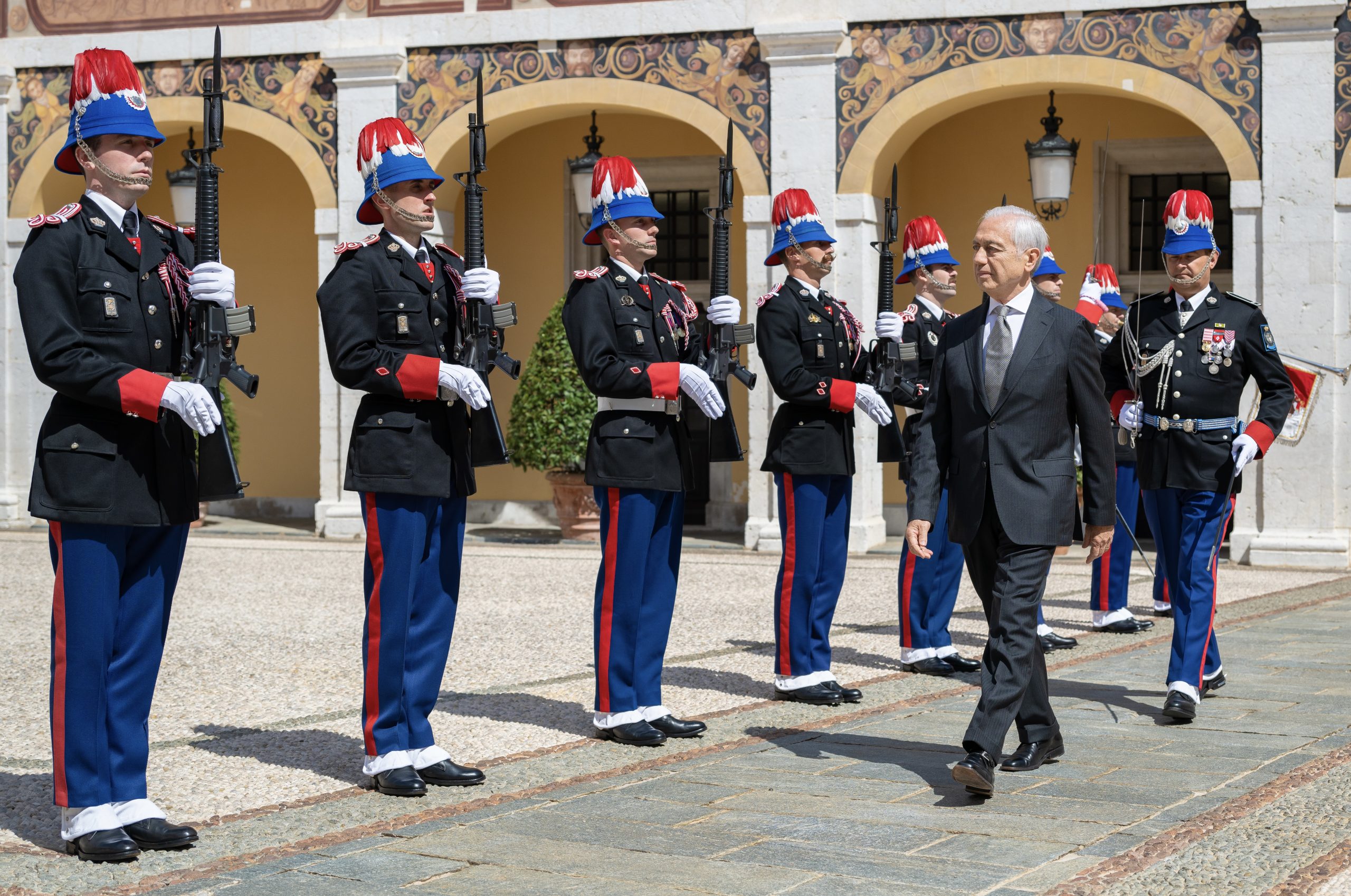 Consegna delle Credenziali al Principe Albert II di Monaco.
